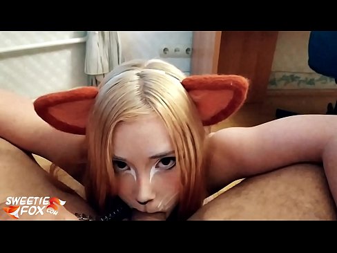 ❤️ Кицунэ глытае член і канчае ў рот ❤️❌ Порна відэа у нас